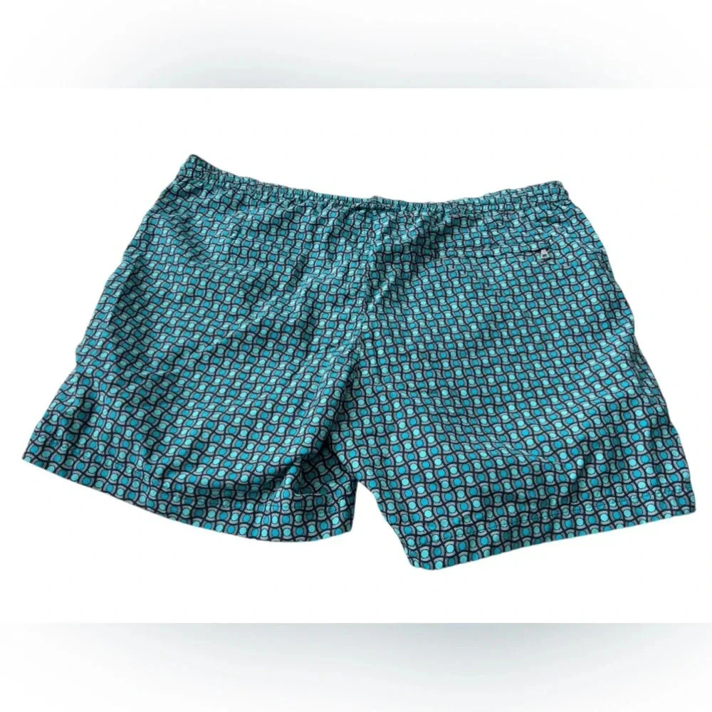 NWT Orlebar Brown Standard Geo Tela Swim Trunks in Crystal Sea 40 - Picture 4 of 7